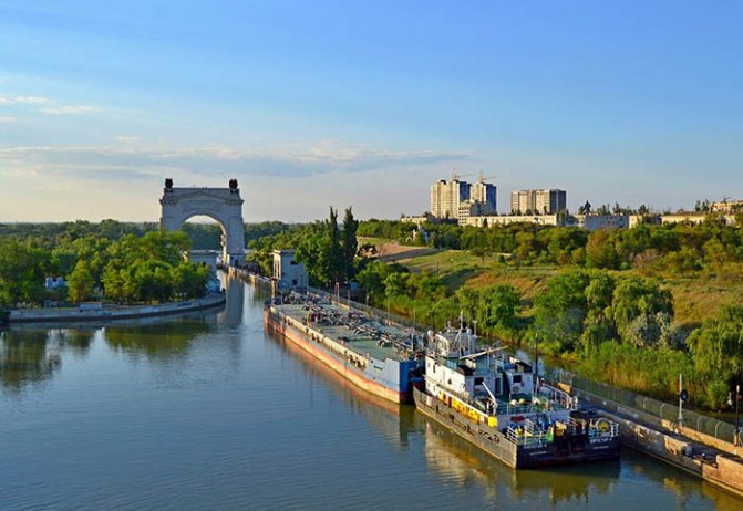 Волго-Донской канал на карте России (Волго-Дон). Где находится, длина